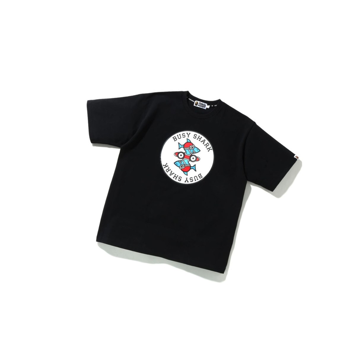 Tricko A BATHING APE Bape Busy Shark Relaxed Fit Heavy Weight Tee Kratke Sleeve Panske Čierne | 5867-RBTEY