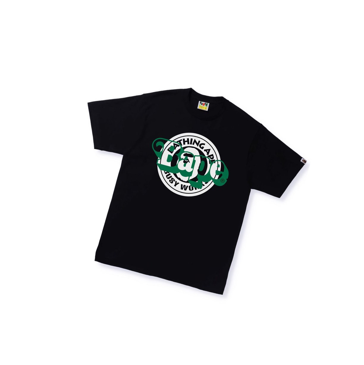 Tricko A BATHING APE Bape Busy Works Multi Print Tee Kratke Sleeve Panske Čierne | 4975-IQMWE