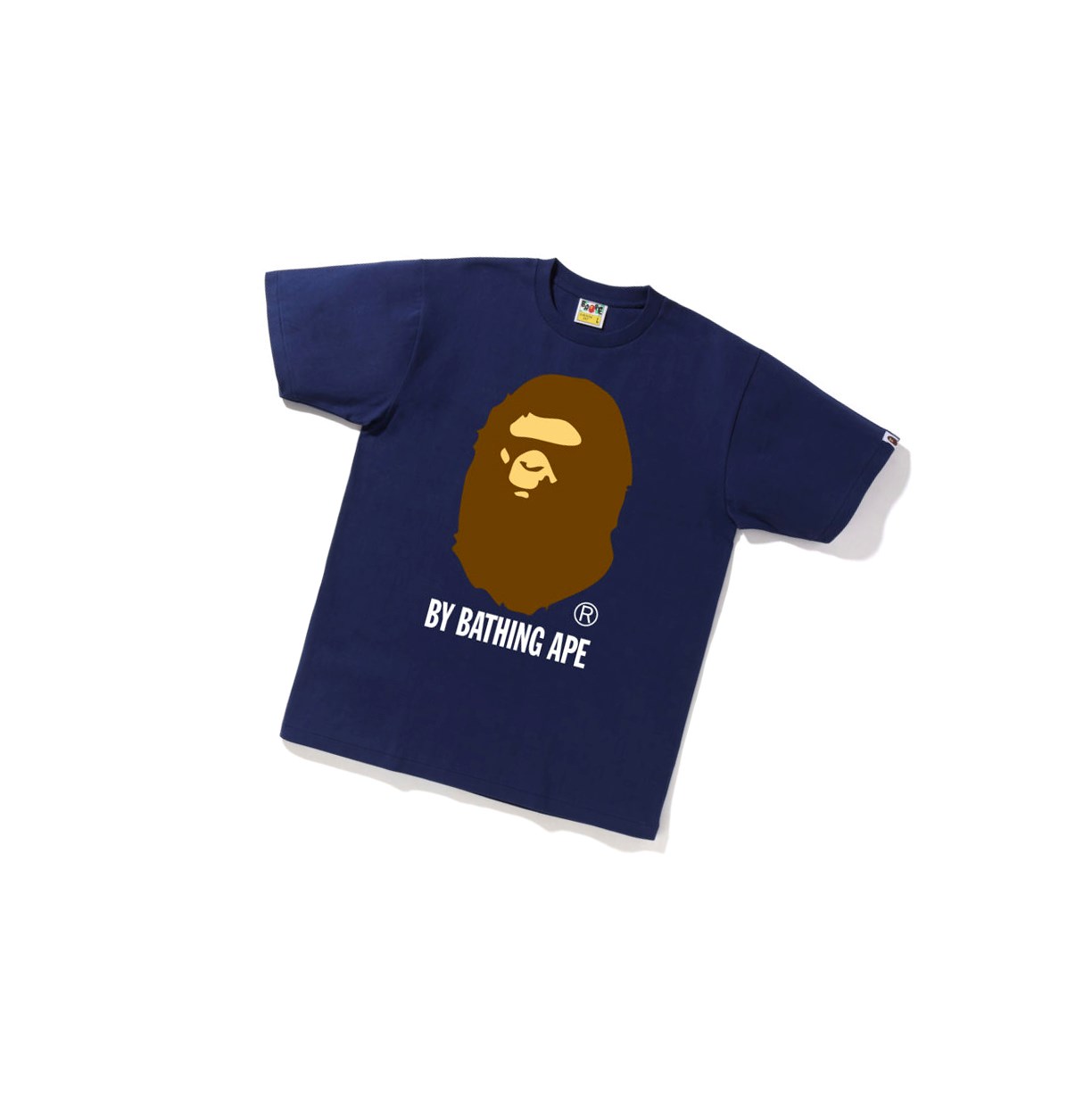 Tricko A BATHING APE Bape By Bathing Ape Tee Kratke Sleeve Panske Námornícka Modrá Modre | 2674-BAUVR