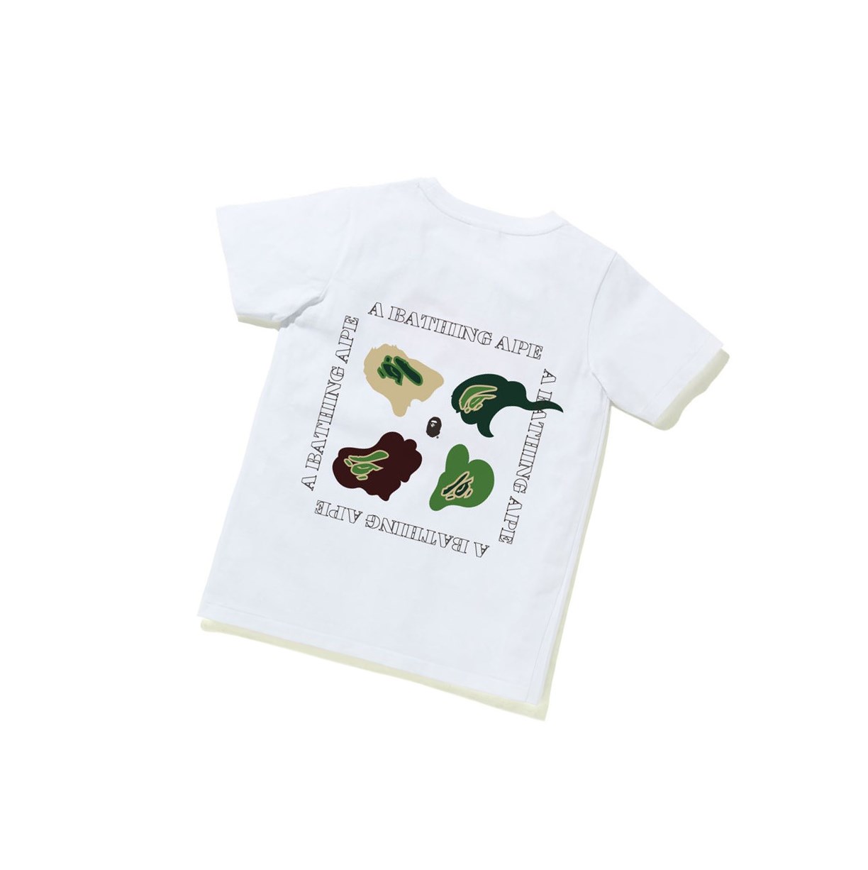 Tricko A BATHING APE Bape Def Camo Tee Kratke Sleeve Damske Biele | 8952-TSLYQ