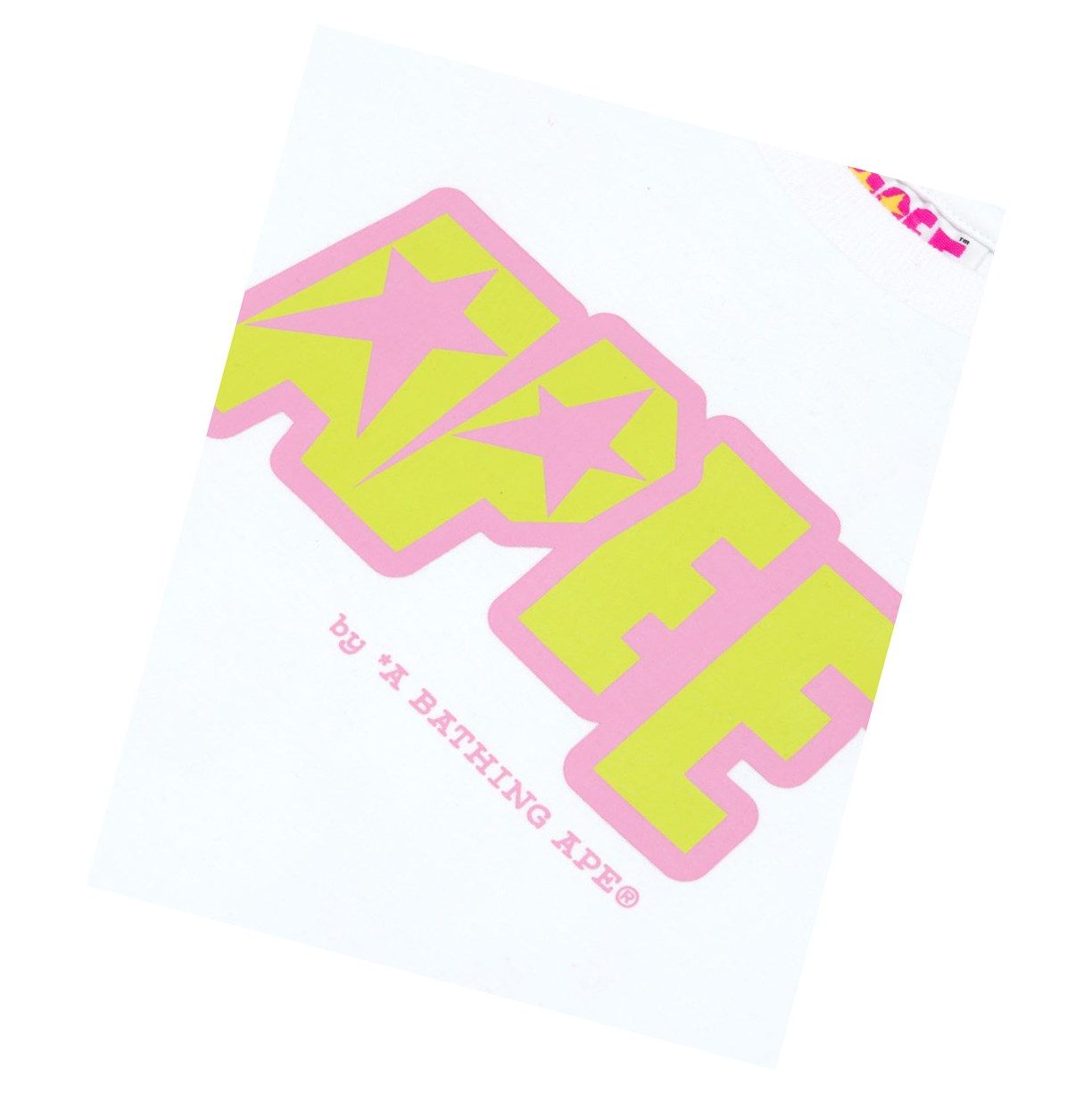Tricko A BATHING APE Bape Double Logo Cropped Tee Kratke Sleeve Damske Biele | 1920-GLCRD
