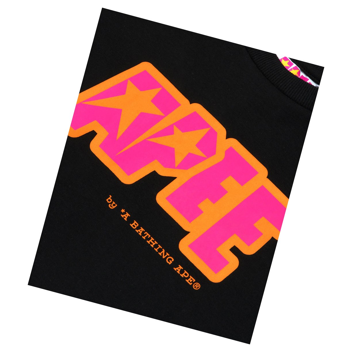 Tricko A BATHING APE Bape Double Logo Cropped Tee Kratke Sleeve Damske Čierne | 5467-SOEAG