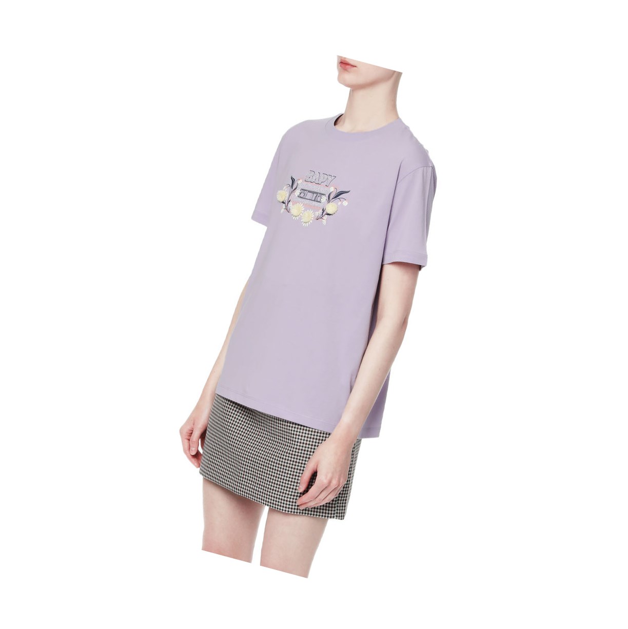 Tricko A BATHING APE Bape Embellished Tee Kratke Sleeve Damske Pastel Lilac | 7534-LJXKH