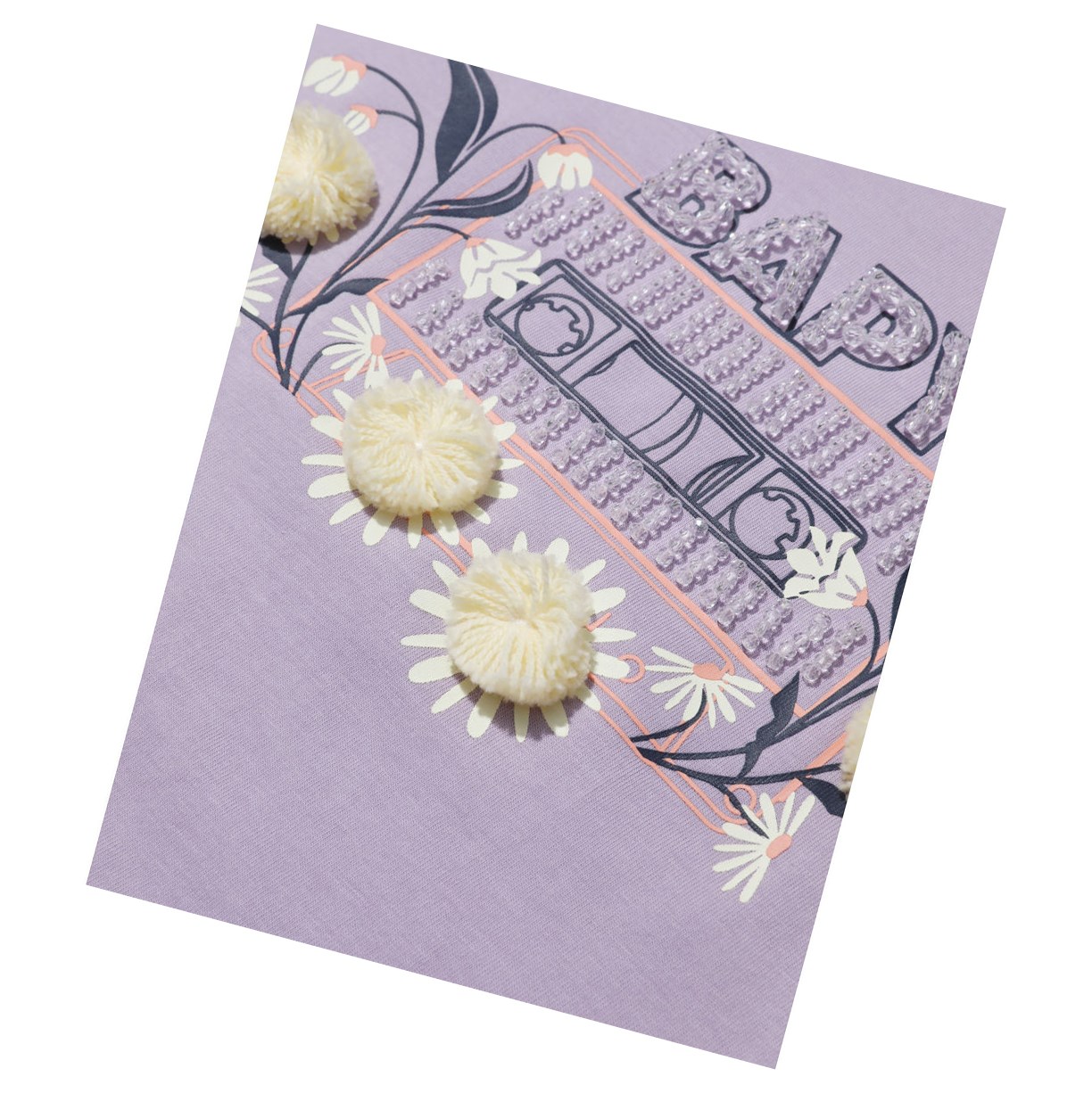 Tricko A BATHING APE Bape Embellished Tee Kratke Sleeve Damske Pastel Lilac | 7534-LJXKH