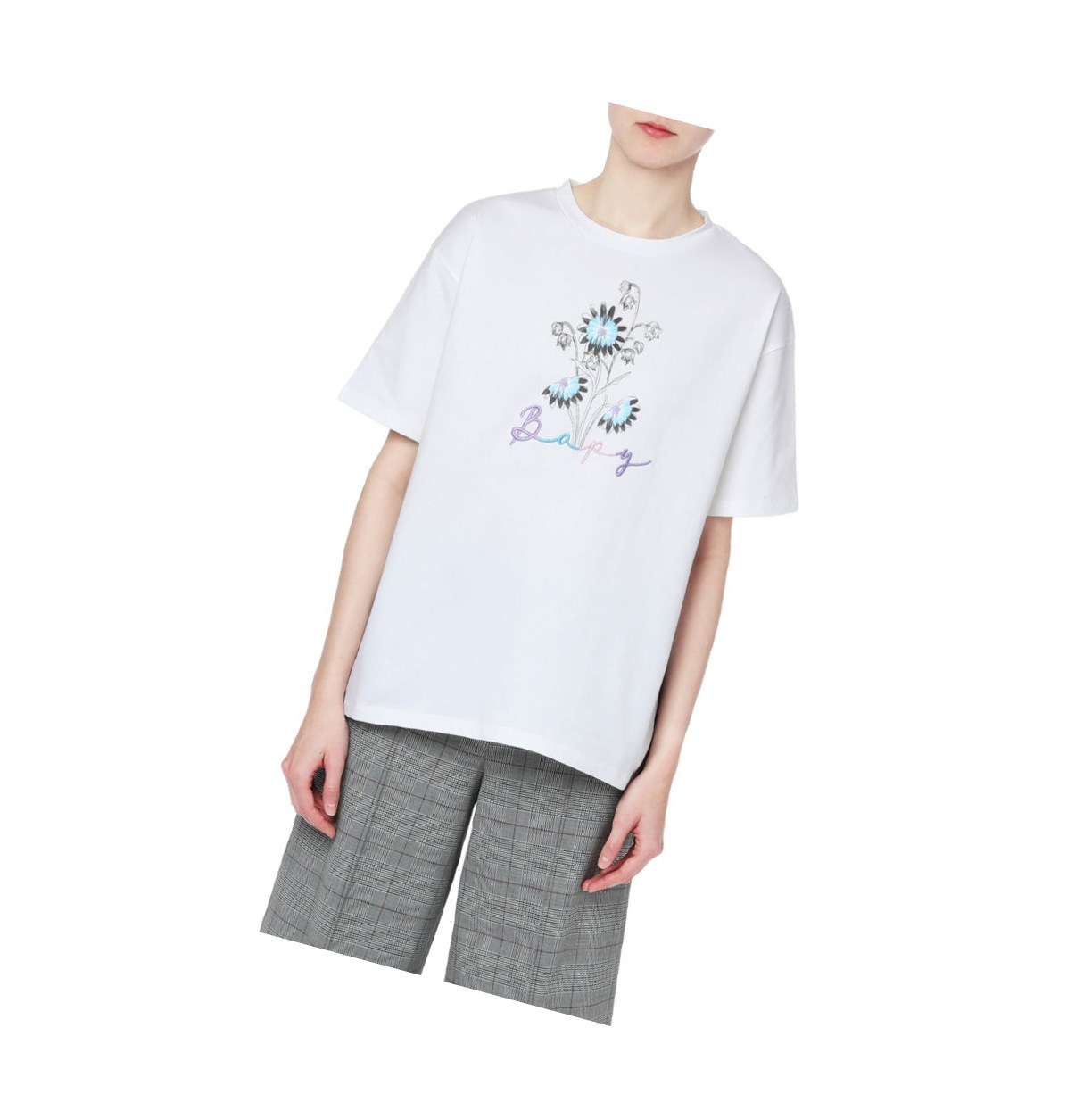 Tricko A BATHING APE Bape Floral Print Tee Kratke Sleeve Damske Biele | 0879-TNUFS