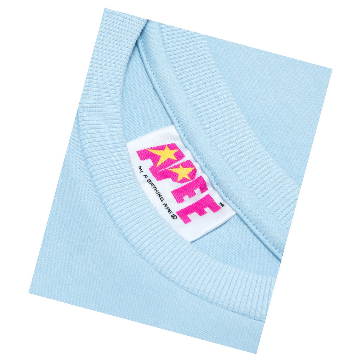 Tricko A BATHING APE Bape Flower Cropped Tee Kratke Sleeve Damske Modre | 0396-DACFO