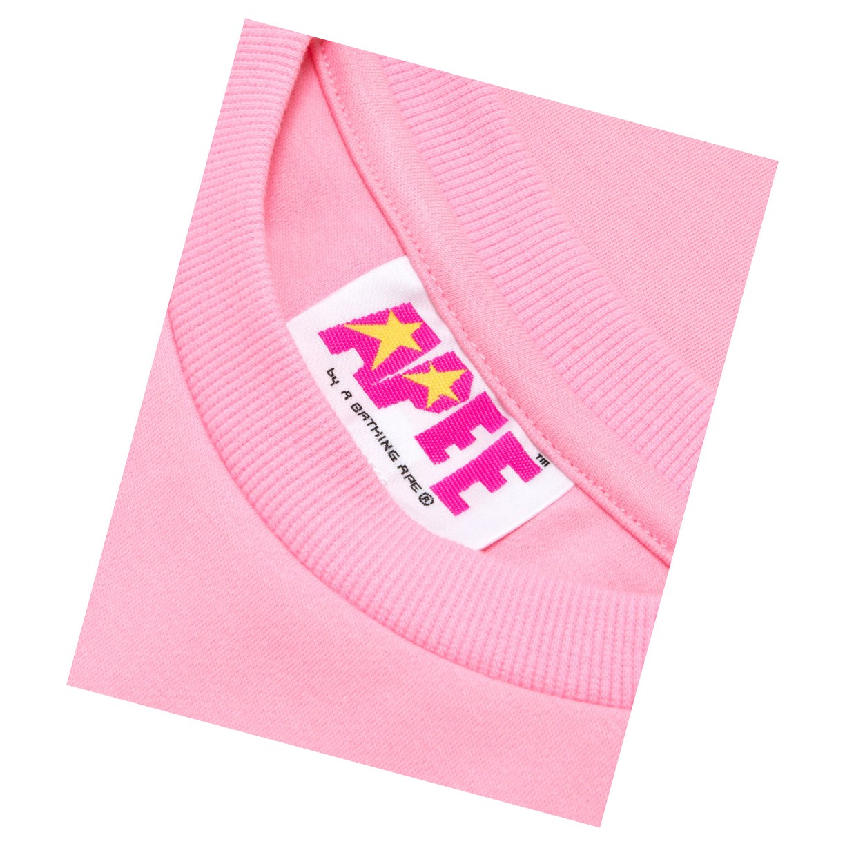 Tricko A BATHING APE Bape Flower Cropped Tee Kratke Sleeve Damske Ruzove | 6187-OUWDS