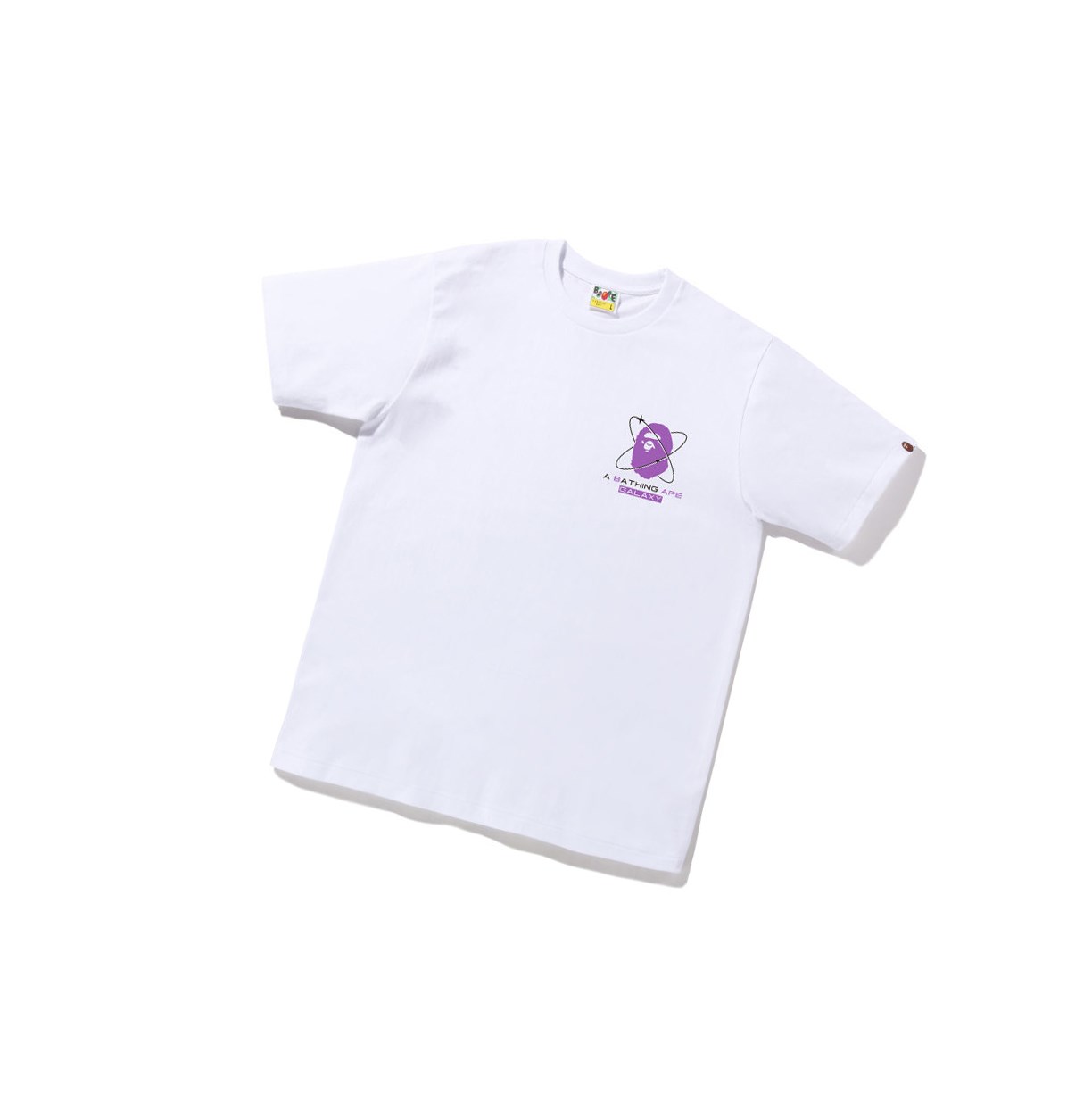 Tricko A BATHING APE Bape Galaxy Ufo Tee Kratke Sleeve Panske Biele | 2103-QPWBR