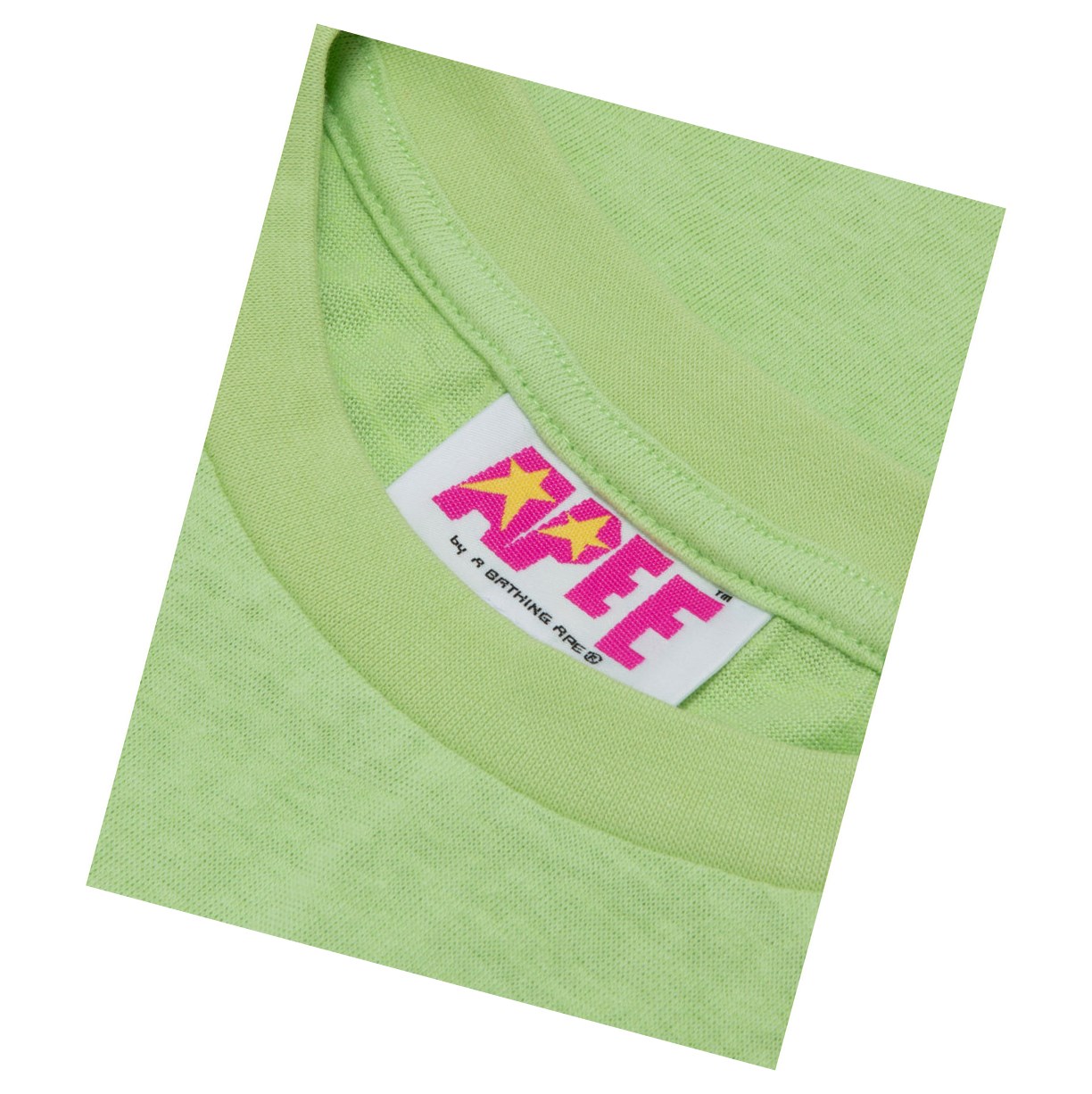 Tricko A BATHING APE Bape Graphic Cropped Tee Kratke Sleeve Damske Zelene | 5718-ZQJLE