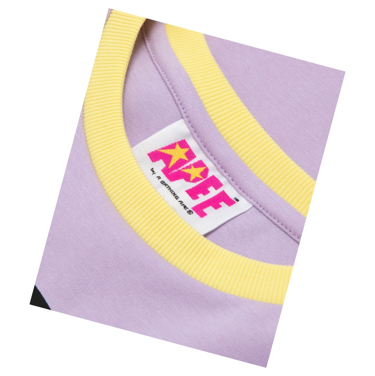 Tricko A BATHING APE Bape Graphic Cropped Tee Kratke Sleeve Damske Nachový | 9235-TVHRC