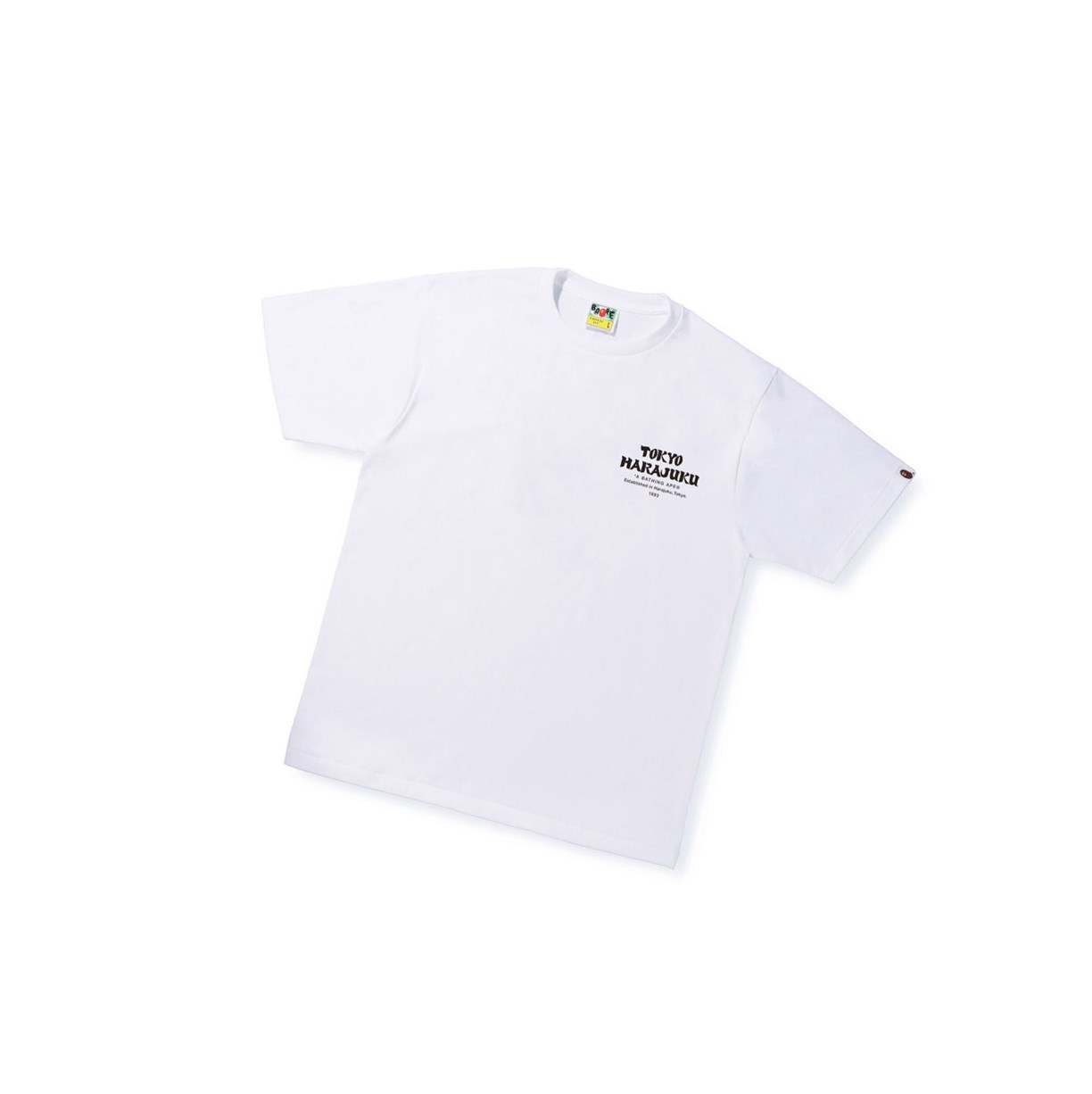 Tricko A BATHING APE Bape Japan Culture Kanji Ape Head Tee Kratke Sleeve Panske Biele | 5613-JNUOT