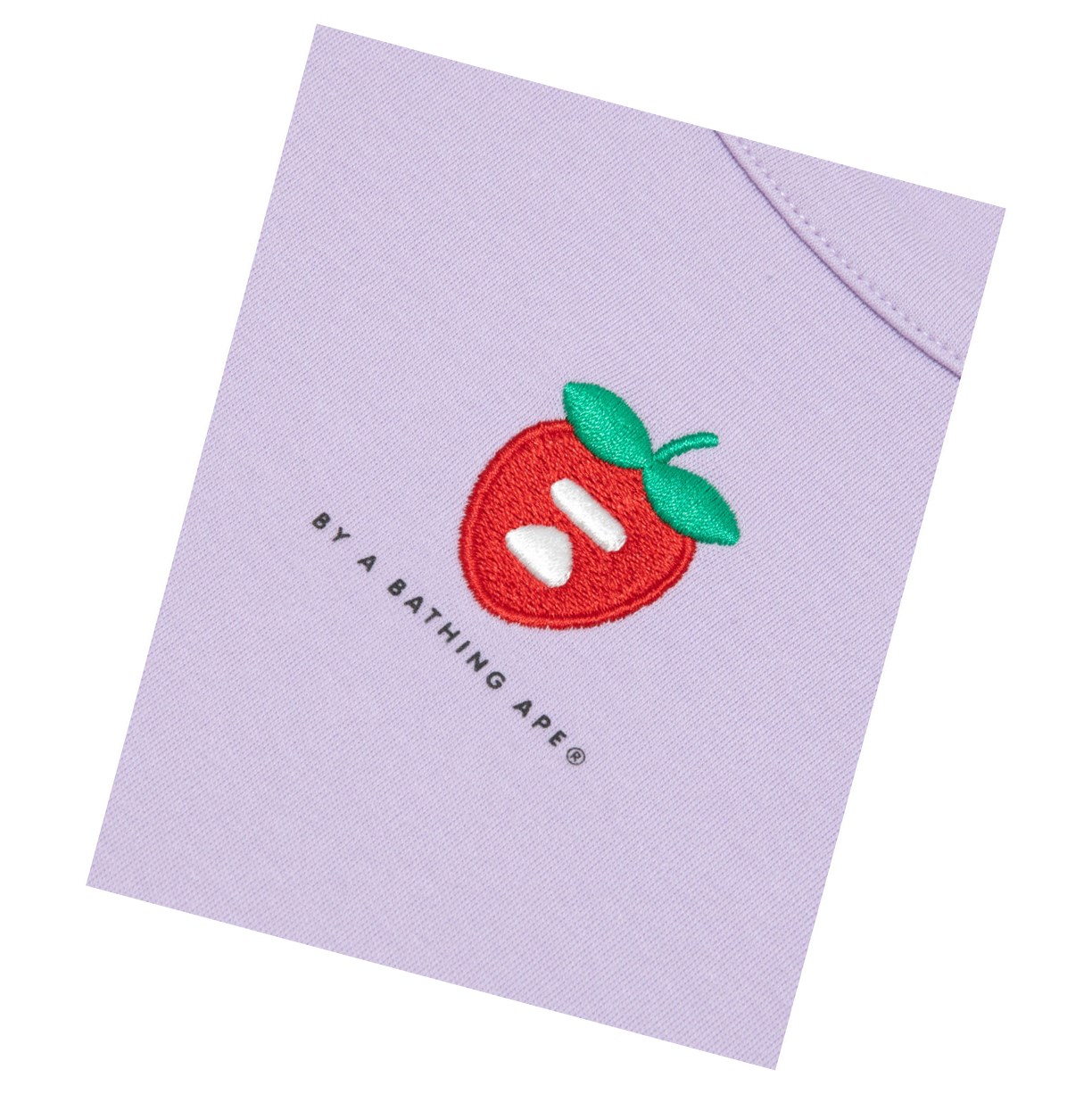 Tricko A BATHING APE Bape Logo Berry Tee Kratke Sleeve Damske Lilac | 1356-AJSRM