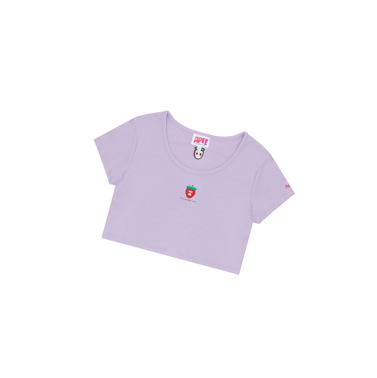Tricko A BATHING APE Bape Logo Berry Tee Kratke Sleeve Damske Lilac | 1356-AJSRM