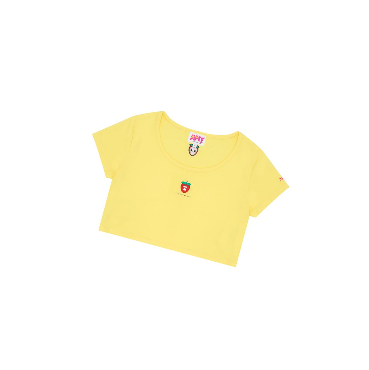 Tricko A BATHING APE Bape Logo Berry Tee Kratke Sleeve Damske Citrón Žlté | 9071-LPVNC