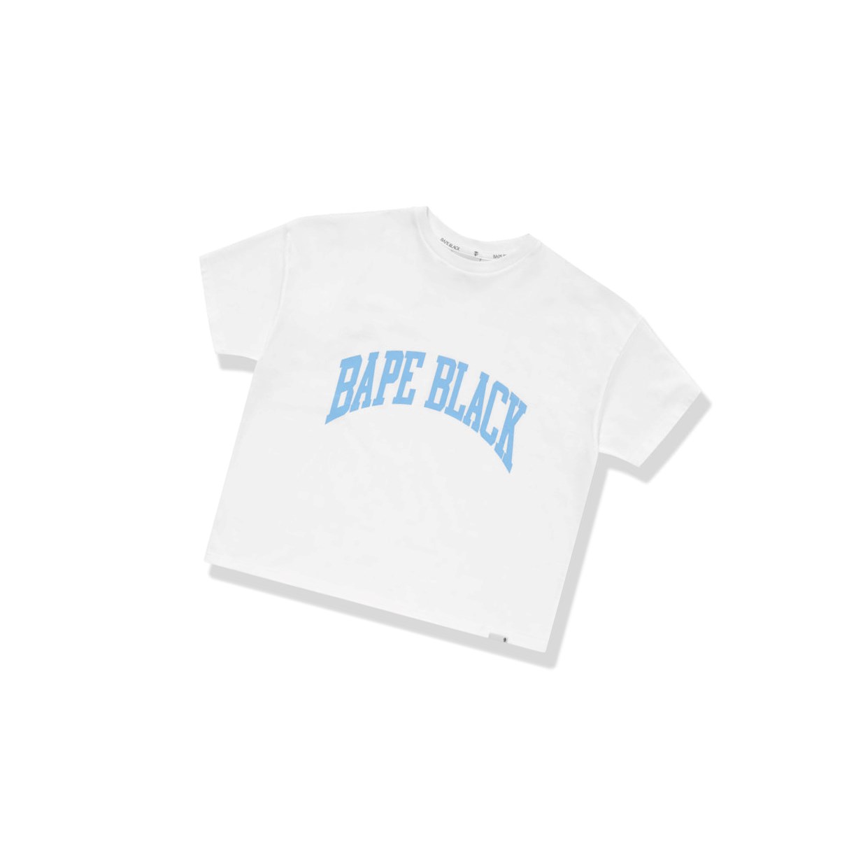 Tricko A BATHING APE Bape Logo Print Tee Kratke Sleeve Panske Biele | 2531-SQNEF