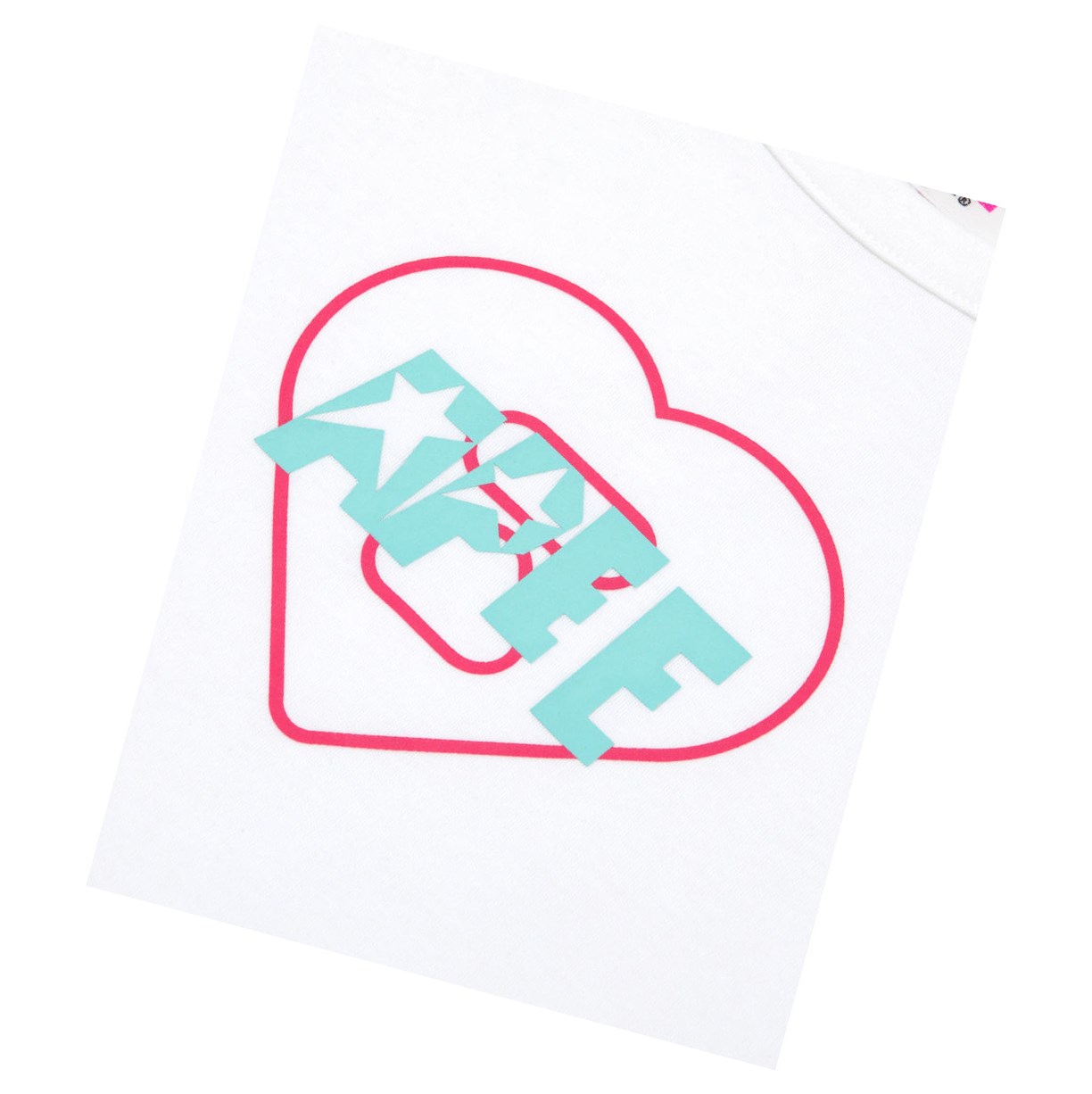 Tricko A BATHING APE Bape Logo Printed Slim Cut Tee Kratke Sleeve Damske Biele | 3920-UKHTE