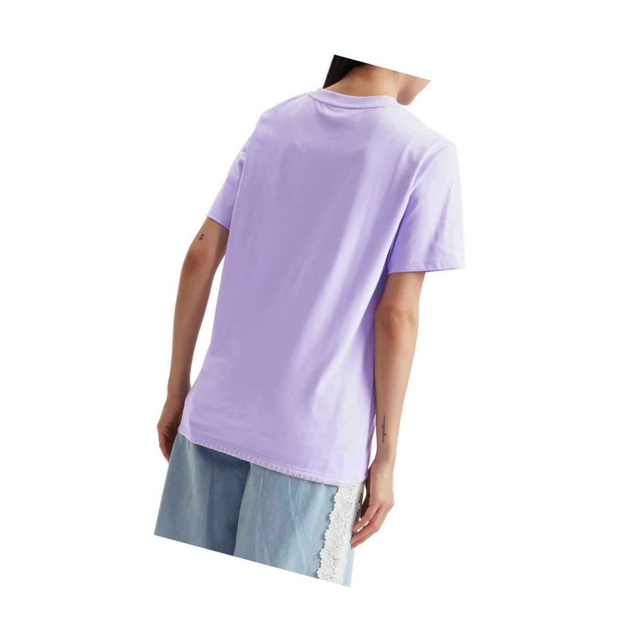 Tricko A BATHING APE Bape Logo Tee Kratke Sleeve Damske Nachový | 6324-QEAXT