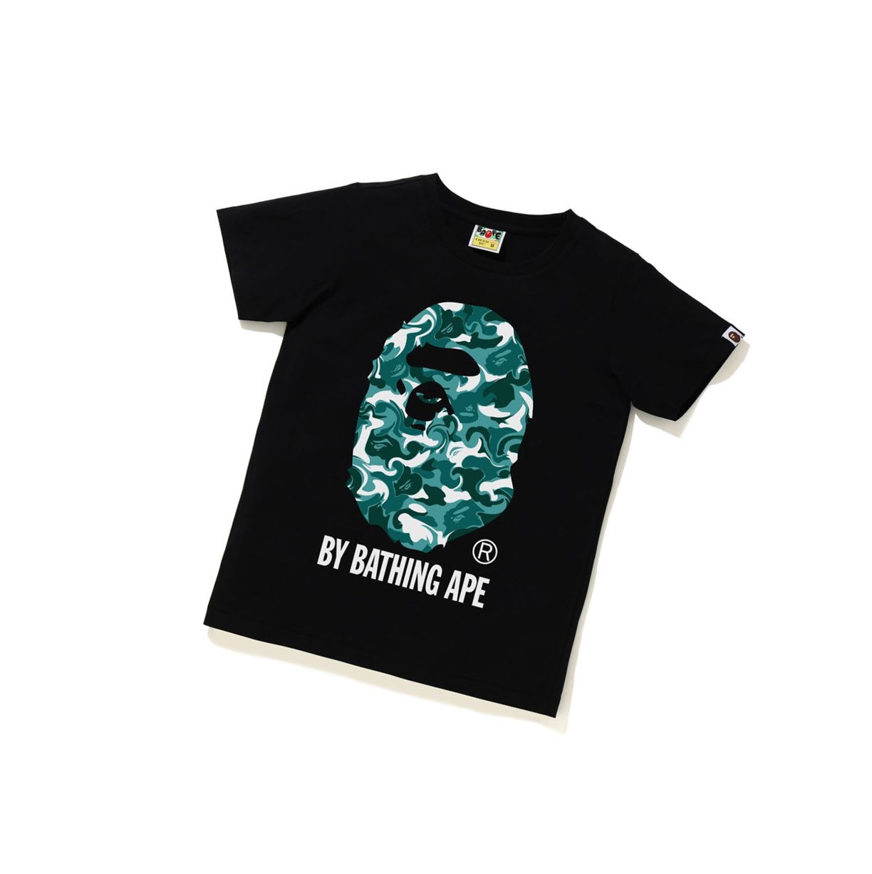 Tricko A BATHING APE Bape Marble Camo Tee Kratke Sleeve Damske Čierne | 7968-UVNBK