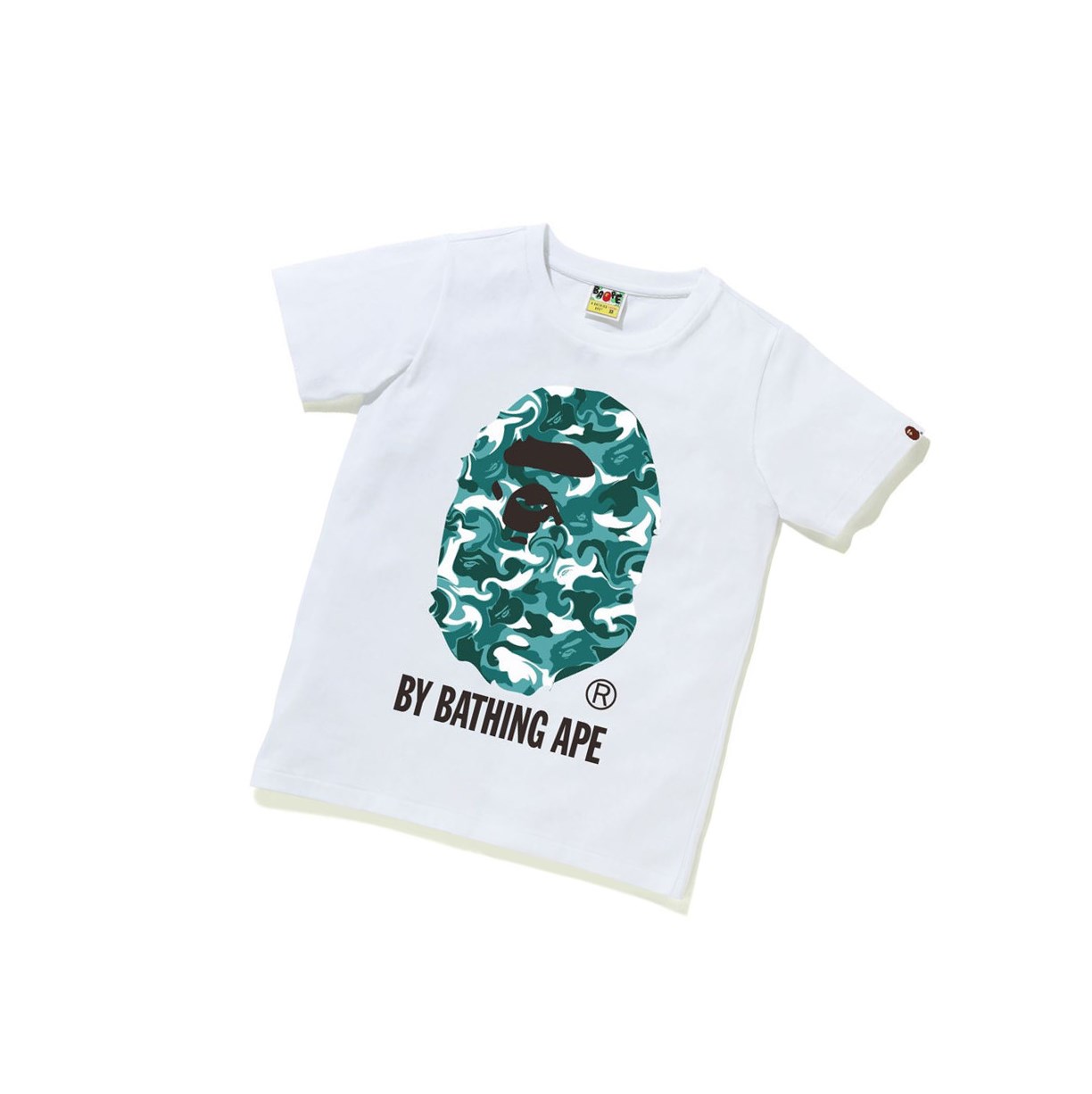 Tricko A BATHING APE Bape Marble Camo Tee Kratke Sleeve Damske Biele | 9263-NCYRF