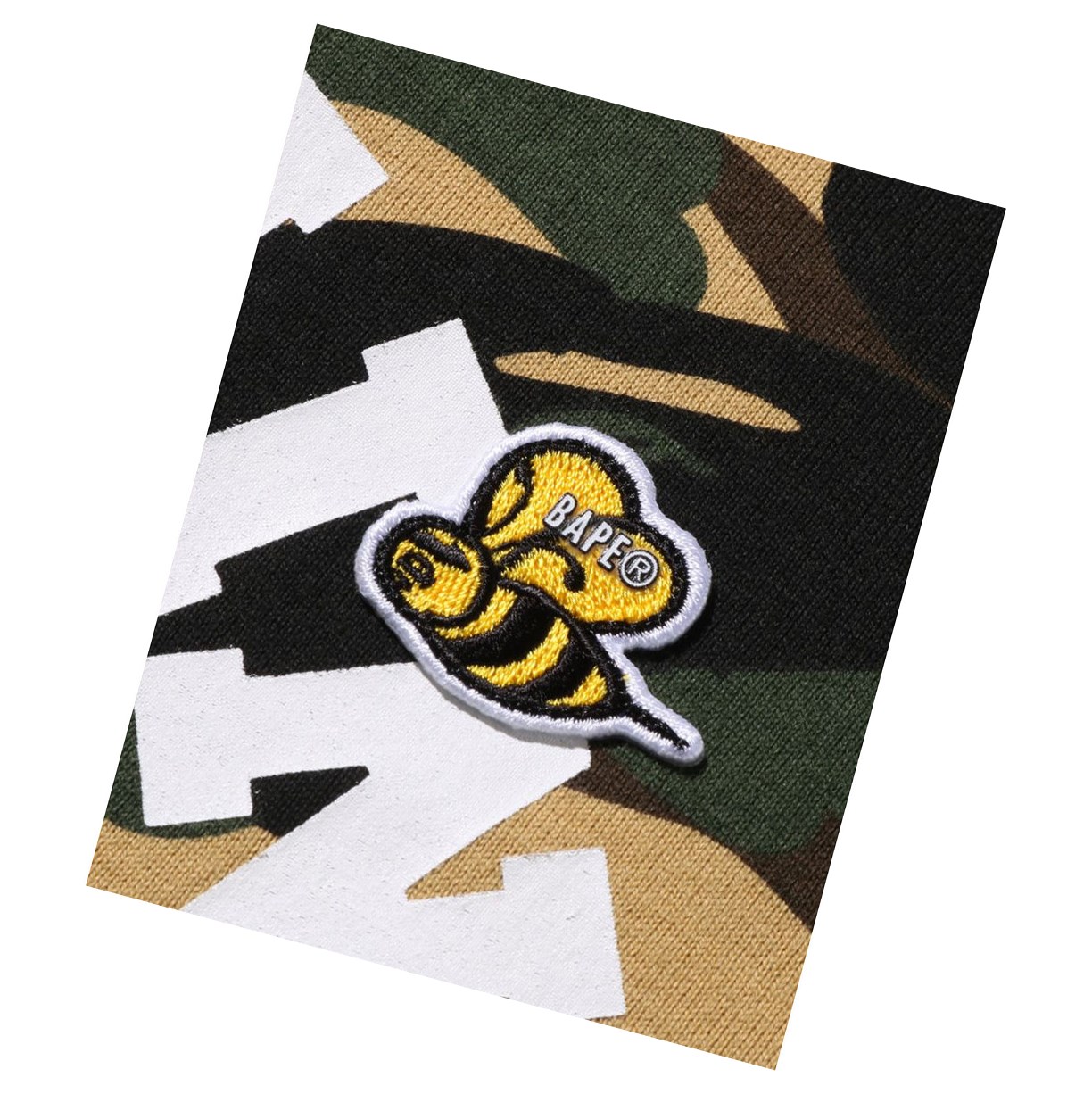 Tricko A BATHING APE Bape Multi Label 1st Camo L/S Tee Long Sleeve Damske Žlté | 9678-SPLHD