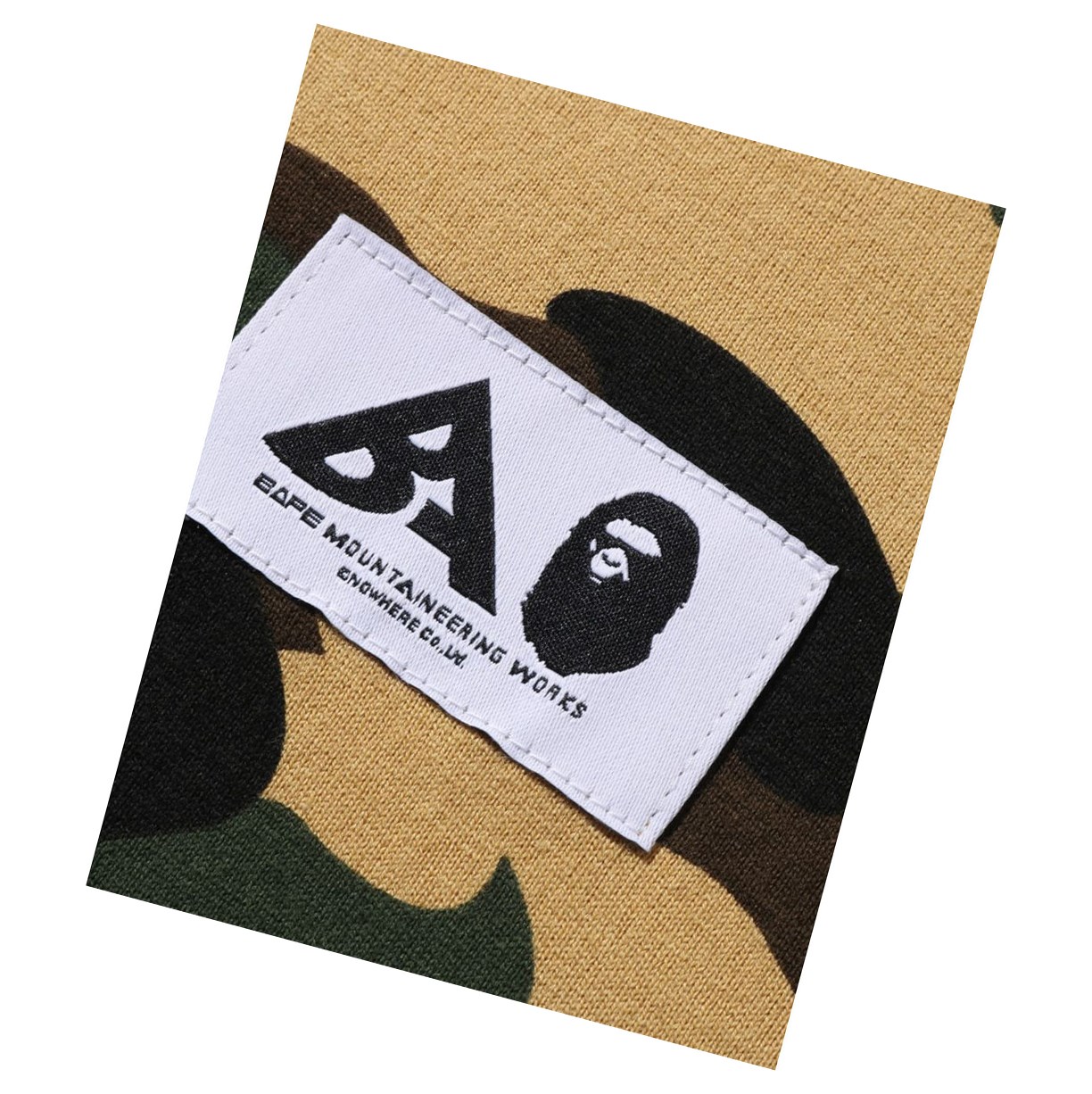 Tricko A BATHING APE Bape Multi Label 1st Camo L/S Tee Long Sleeve Damske Žlté | 9678-SPLHD