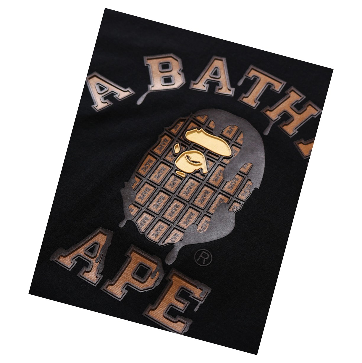 Tricko A BATHING APE Bape Valentine Chocolate Ape Head Tee Kratke Sleeve Damske Čierne | 6018-QHINP