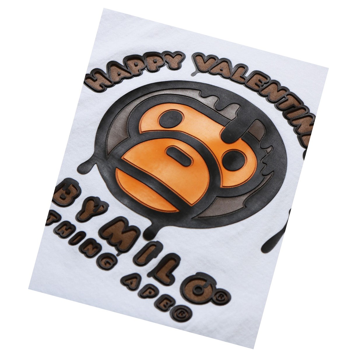 Tricko A BATHING APE Bape Valentine Chocolate Baby Tee Kratke Sleeve Damske Biele | 9812-SROGV