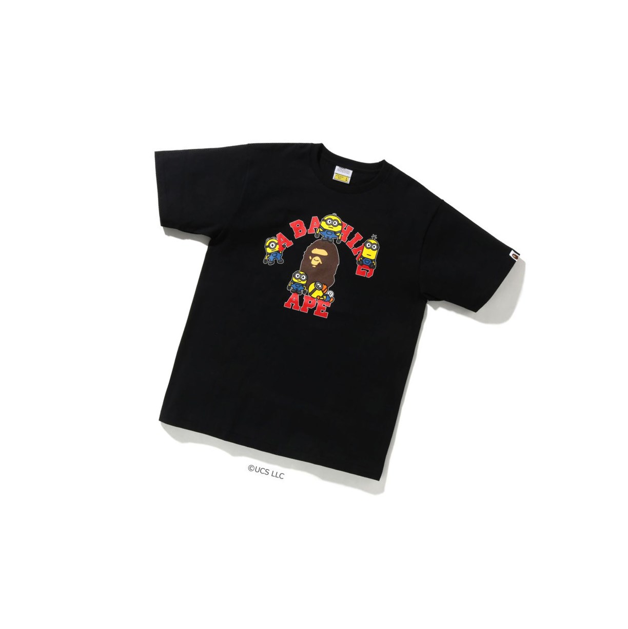 Tricko A BATHING APE Bape X Minions Tee01 Kratke Sleeve Panske Čierne | 9385-DYNTM