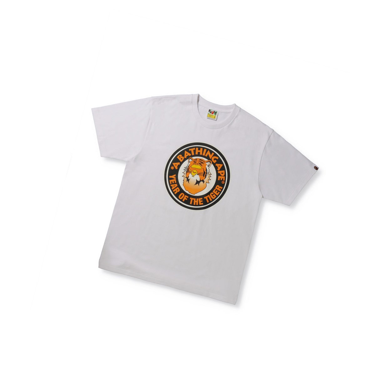 Tricko A BATHING APE Bape Year Of The Tiger Tee Kratke Sleeve Panske Biele | 4615-WCQHM