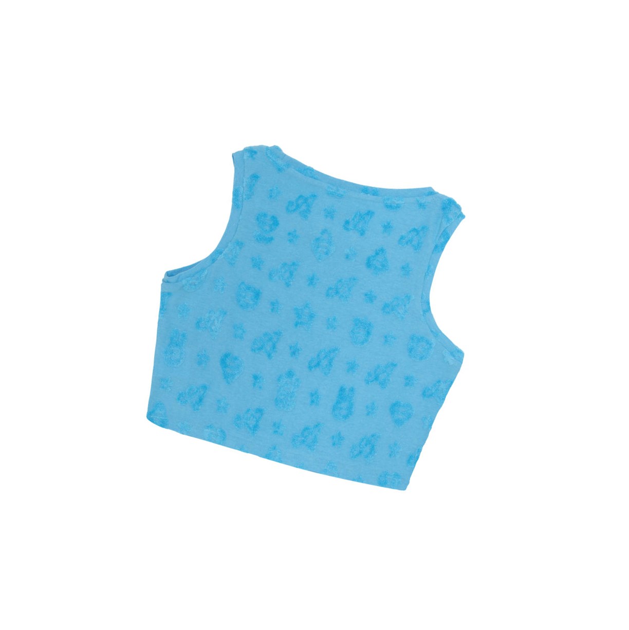 Vesty A BATHING APE Bape Cropped Pattern Damske Svetlo Modre | 0483-NFGBI