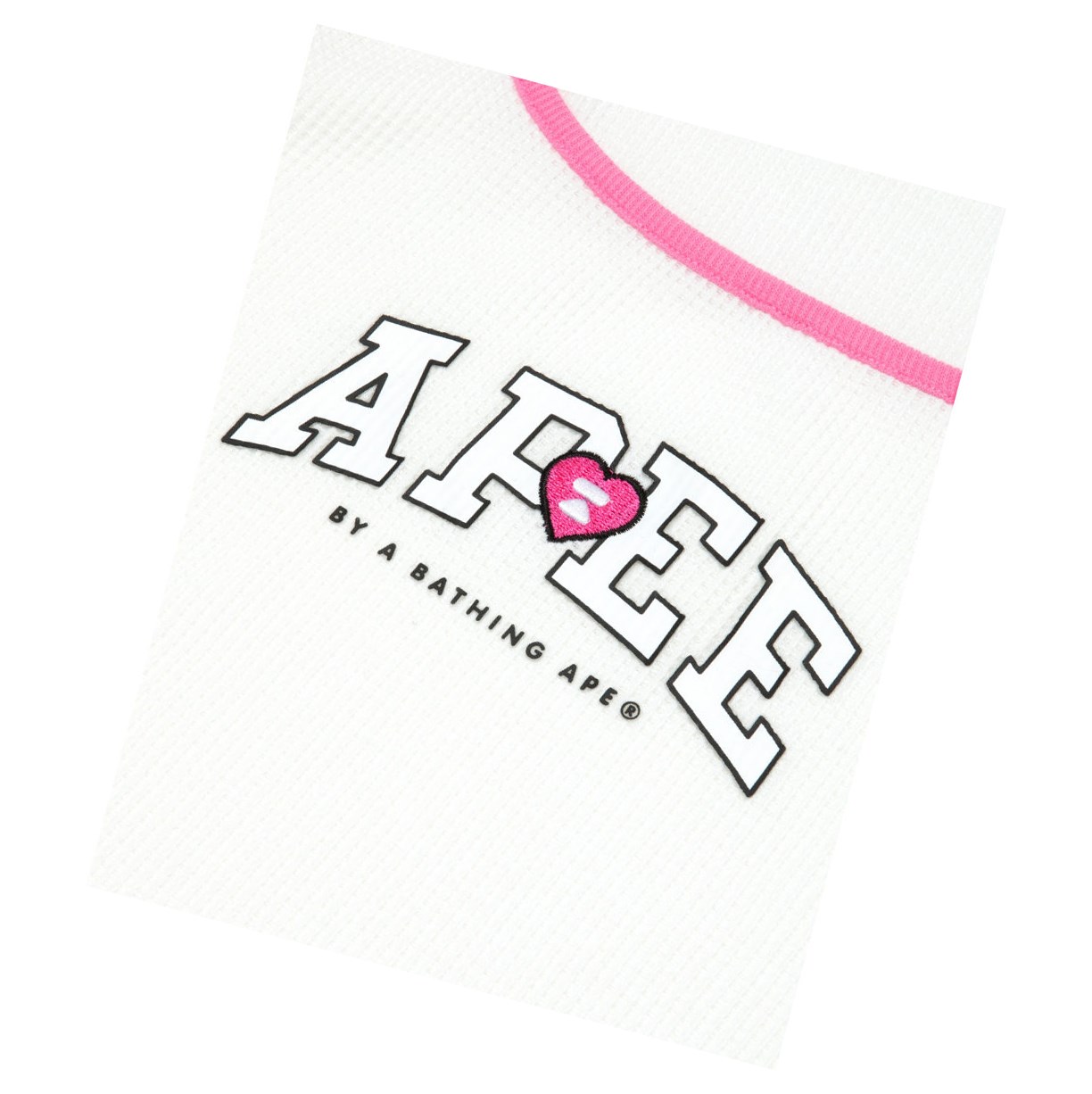 Vesty A BATHING APE Bape Graphic Damske Biele | 0615-YZJEW